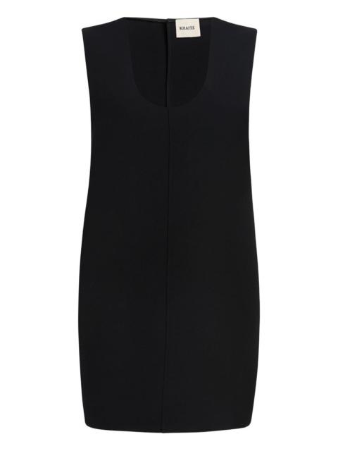 KHAITE Nyona scoop-neck sleeveless mini dress