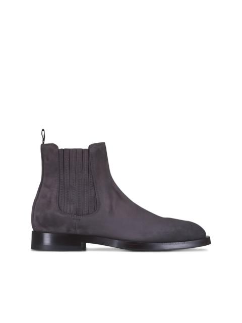 Brunello Cucinelli elastic-panel suede boots