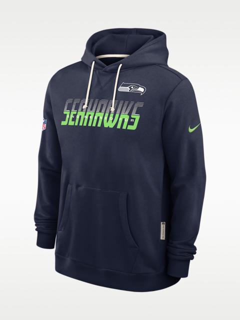 Nike Seattle Seahawks Sideline Standard Issue Men's Nike Dri-FIT NFL Pullover Hoodie