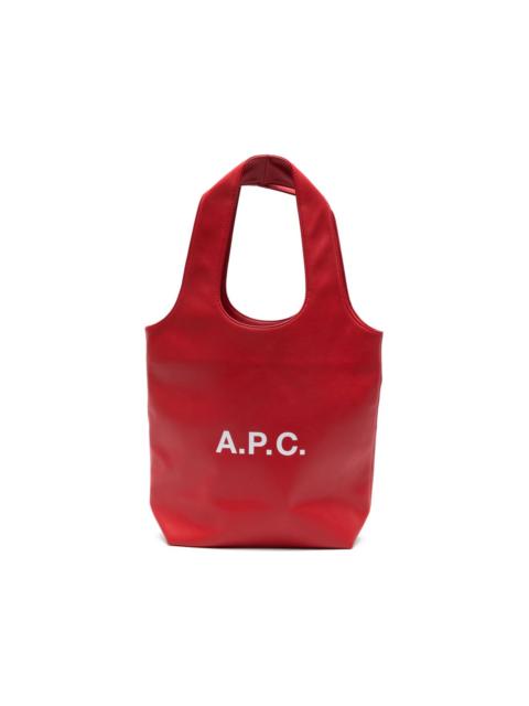 A.P.C. logo-print tote bag