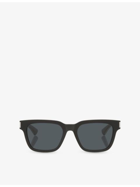 SAINT LAURENT SL 790 Square-Frame Acetate Sunglasses