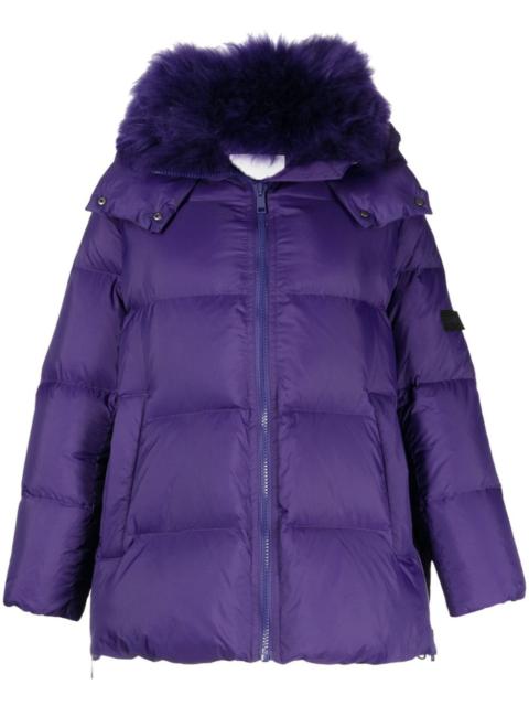 Yves Salomon hooded padded jacket
