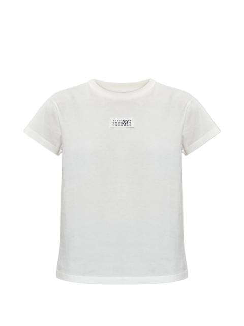 MM6 Maison Margiela Mm6 Maison Margiela Logo-patch T-shirt