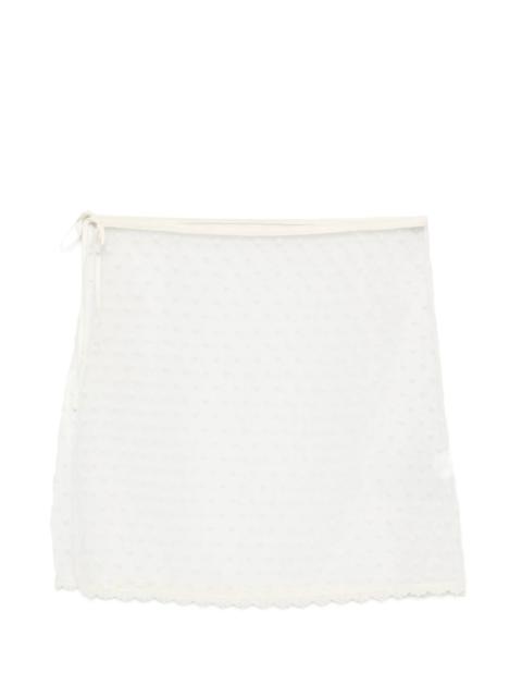 Dunst Dunst Dotted Lace Skirt