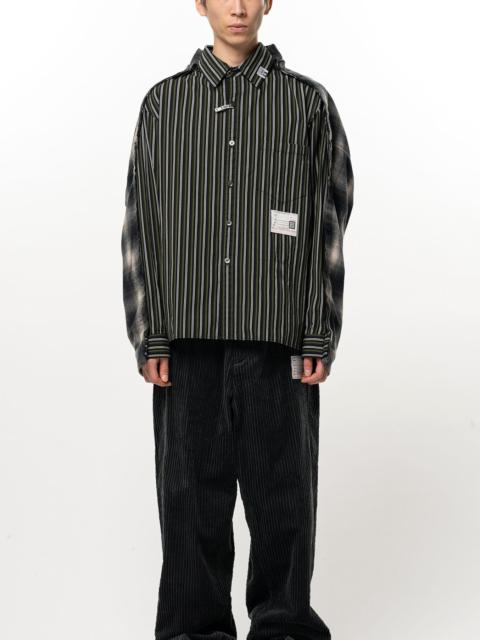 Maison MIHARAYASUHIRO Front Back Docking Long Sleeve Shirt