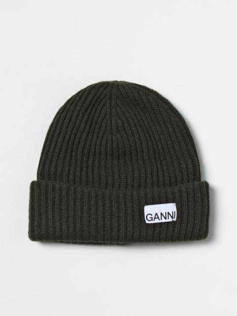 GANNI Ganni hat in recycled wool blend