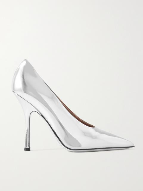 Valentino Nite-out 110 Mirrored-leather Pumps