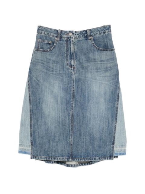 JUUN.J denim midi skirt