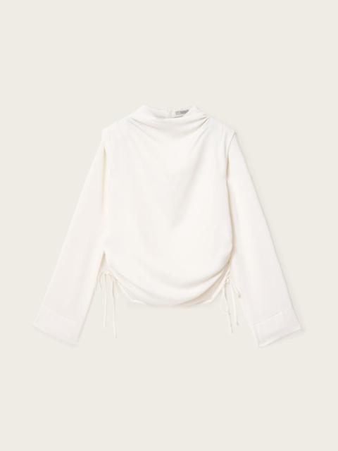 ALLSAINTS LESLIE COWL NECK RELAXED TOP