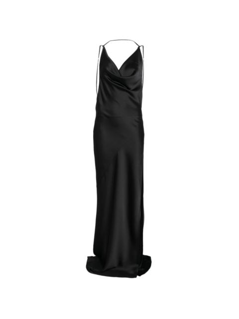 THE ANDAMANE Vera draped cowl-neck maxi dress