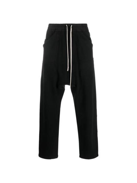 organic-cotton drawstring-waist trousers