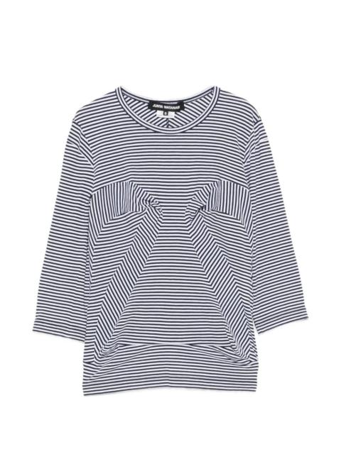 Junya Watanabe Cotton Striped Jersey Top