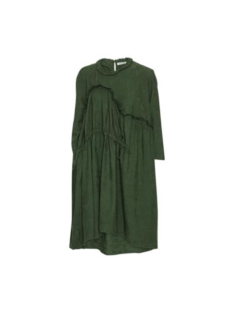 HENRIK VIBSKOV BON CHALANT DRESS LS - BOTTLE GREEN