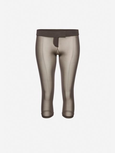 MAGDA BUTRYM Low-rise capri pants in light brown