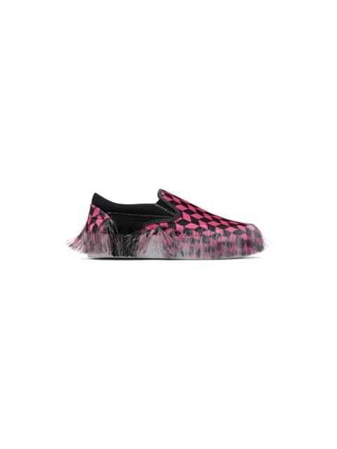 doublet Pink Fringe Sneakers