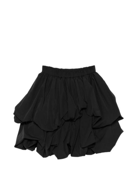 Noir Kei Ninomiya layered bubble mini skirt