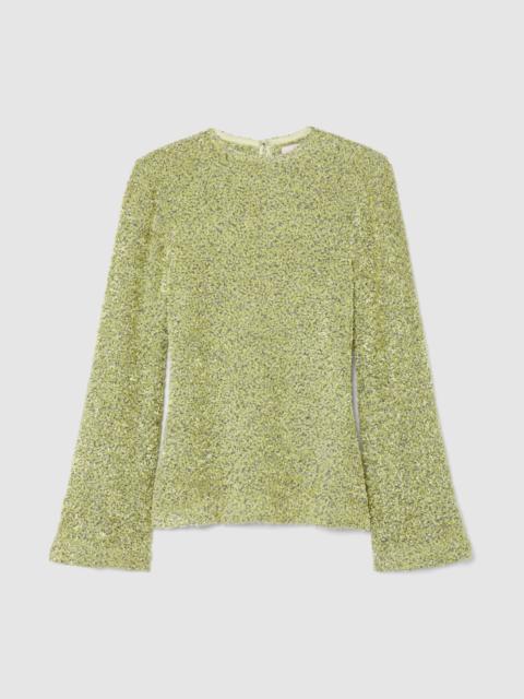 LIBEROWE ELORA TOP IN CHENILLE TWEED