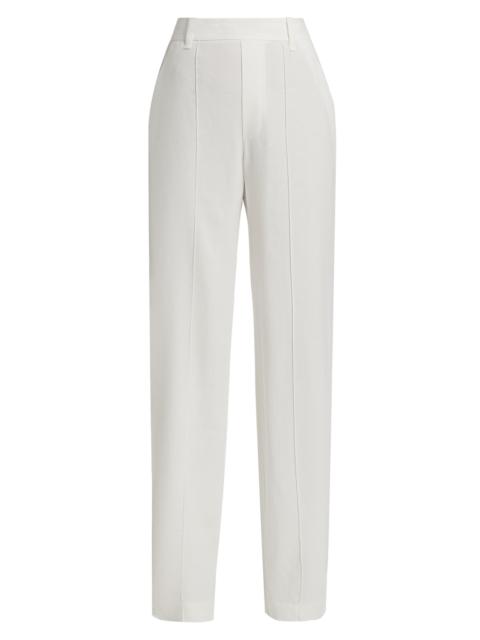 Vince Women's Joan High-Rise Linen-Blend Pants - Off White