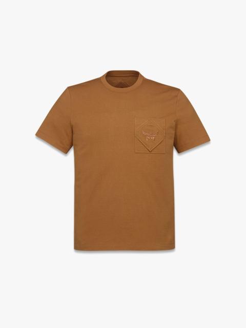 MCM Essential Logo Pocket T-Shirt in Organic Cotton