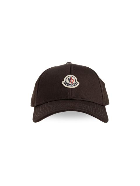 Moncler MONCLER Brown Cotton Baseball Cap New & Authentic (Men's Siz