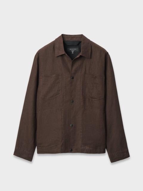 rag & bone Calder Linen Workwear Jacket