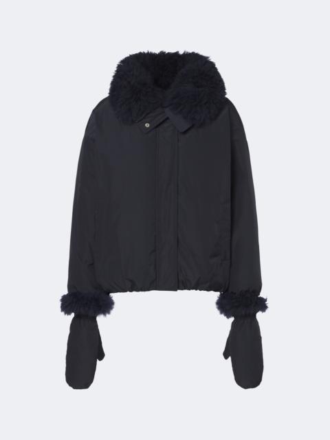 Yves Salomon Wool-trimmed down jacket