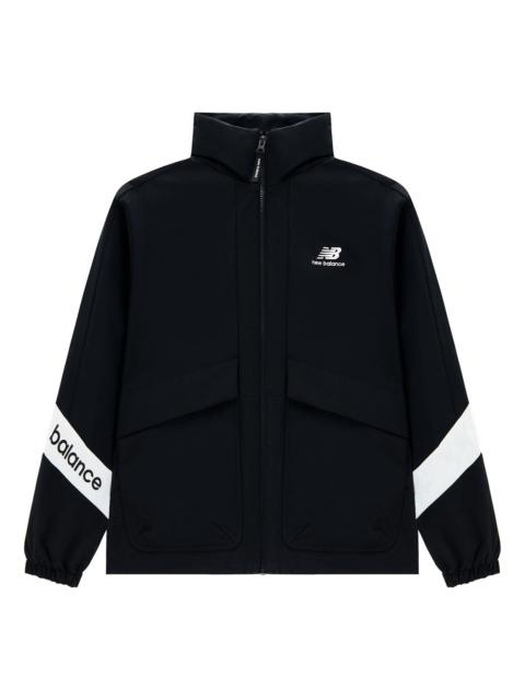 New Balance Lifestyle Jacket 'Black White' 5AD12103-BK