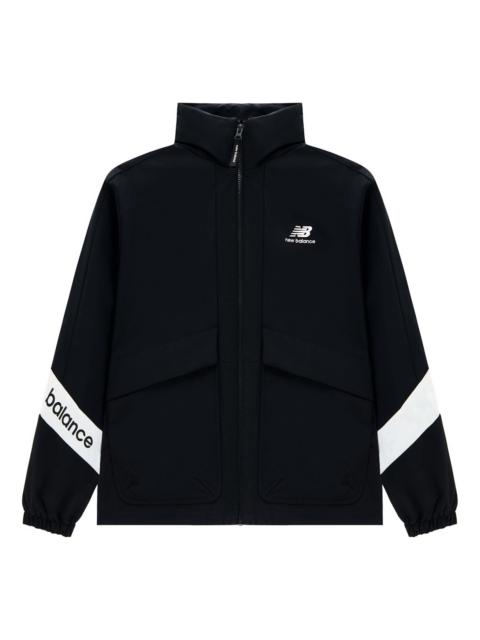 New Balance New Balance Lifestyle Jacket 'Black White' 5AD12103-BK