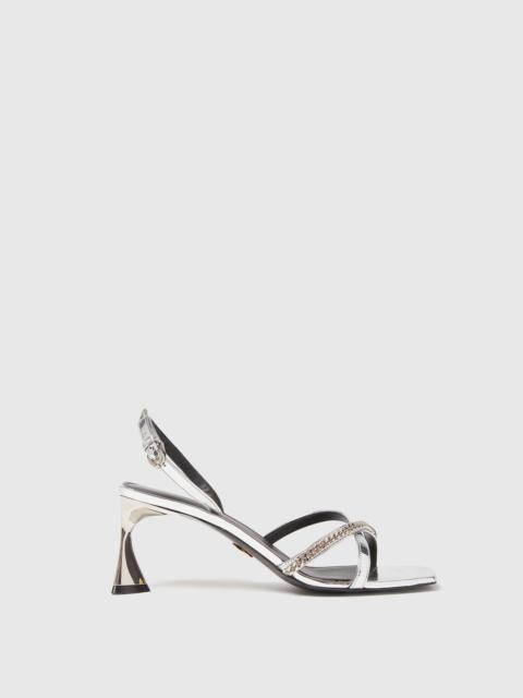 Stella McCartney Elsa Metallic Heeled Sandals