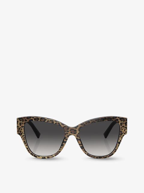 Dolce & Gabbana DG4449 butterfly-frame acetate sunglasses