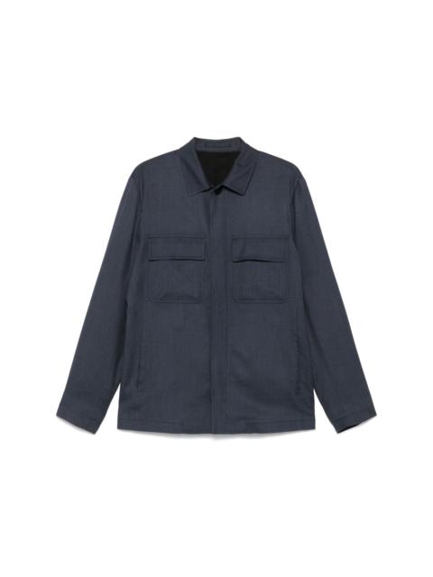 twill-weave shirt