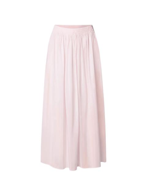 Loulou de Saison Naya gathered flared long skirt