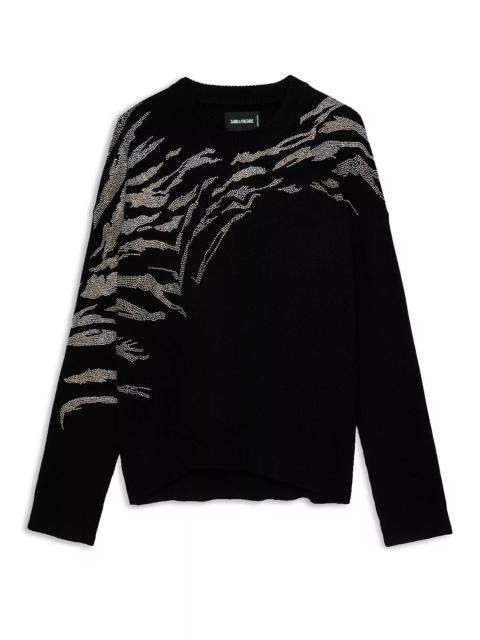 Markus Tiger Striped Cashmere Sweater