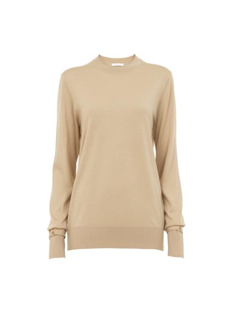 Chloé CREW-NECK FITTED SWEATER