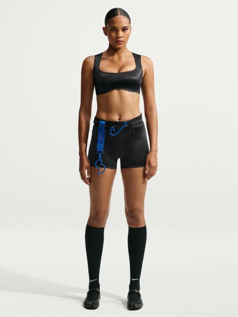 Nike NikeSKIMS Satin Shine Women's Mid-Rise 2" Boyshorts with Drawcord