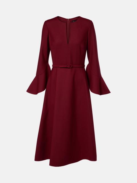 Oscar de la Renta Wool midi dress