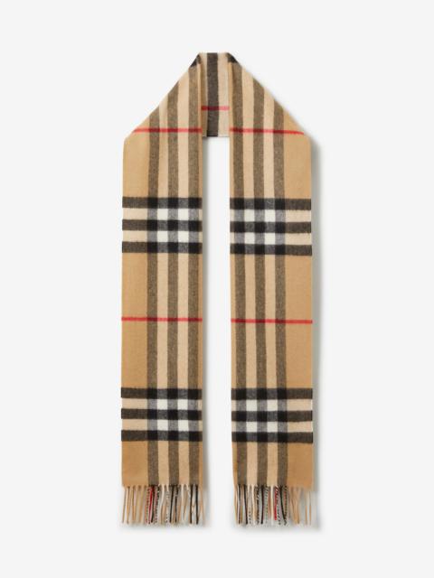 The Classic Check Cashmere Scarf