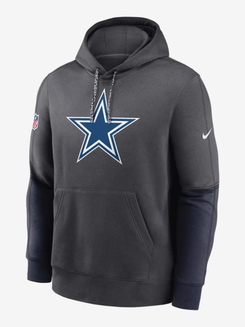 Nike Dallas Cowboys Sideline Team Issue Club Men's Nike NFL Pullover Hoodie