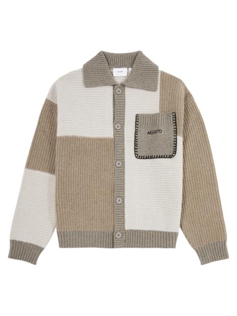 Franco patchwork wool-blend cardigan