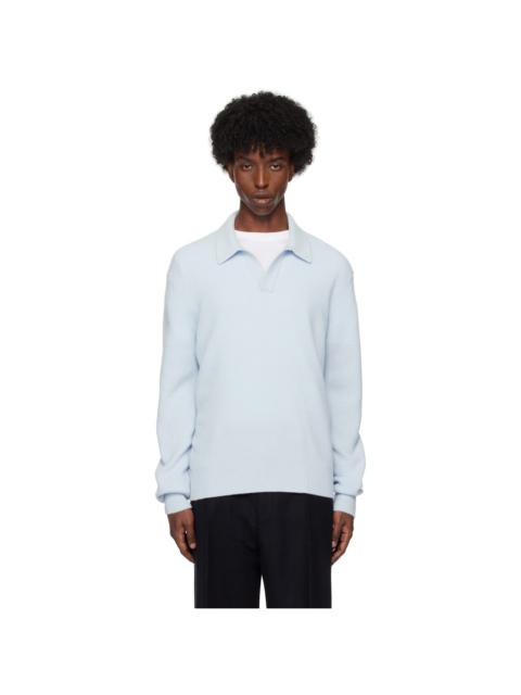 ZEGNA Blue Oasi Cashmere Polo