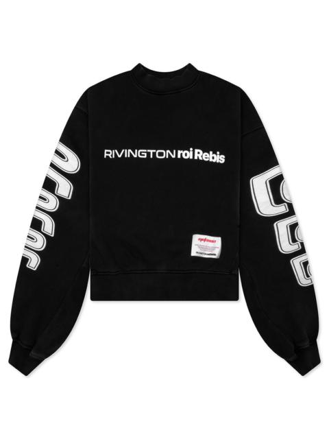RRR123 METANOIA USO CVA CREWNECK - JET BLACK