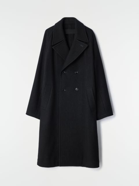 Lemaire DOUBLE-BREASTED COAT IN FELTED WOOL AND ALPACA BLEND