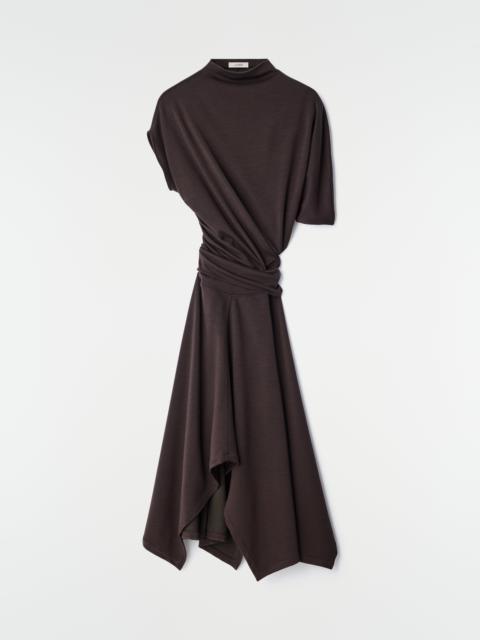 Lemaire TWISTED DRESS IN WOOL VISCOSE INTERLOCK
