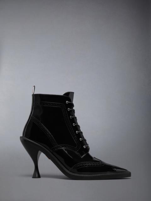 Thom Browne SOFT PATENT WINGTIP BOOT 90MM