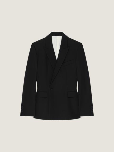 Givenchy SINGLE-BREASTED FORM FIT JACKET IN WOOL