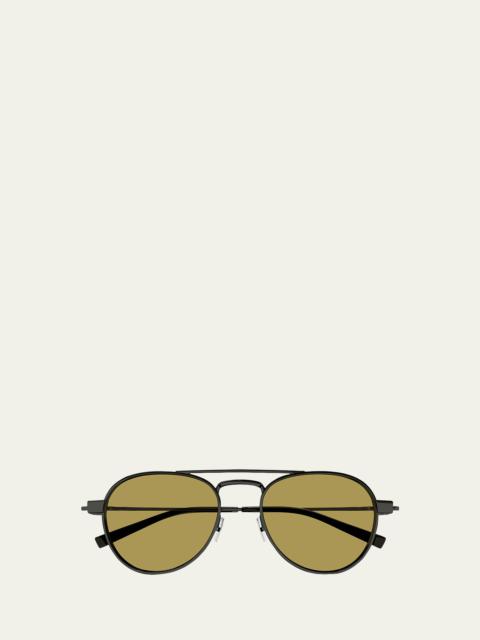 SAINT LAURENT Men's SL 708M Metal Round Sunglasses