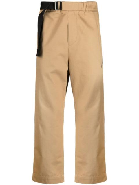 OAMC Regs tappered-leg cropped trousers