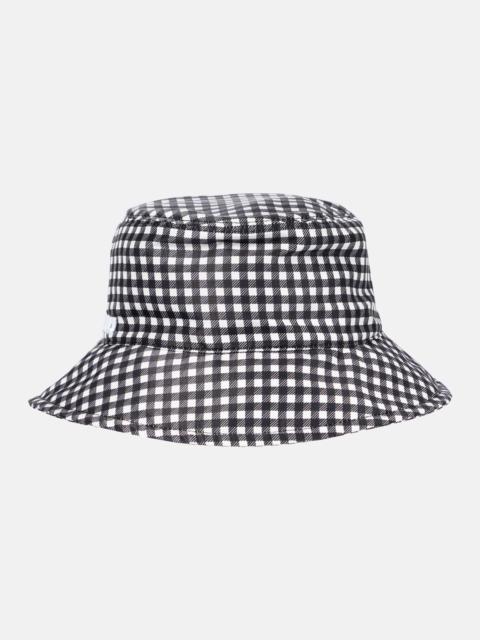 Miu Miu Gingham silk faille bucket hat