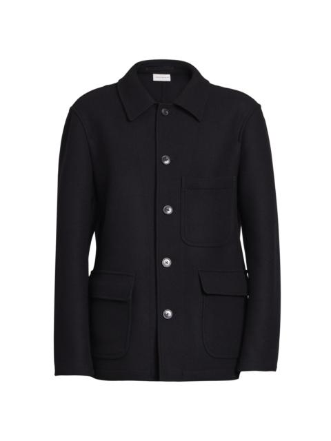 Dries Van Noten Men's Braxton Button-Front Jacket - Black