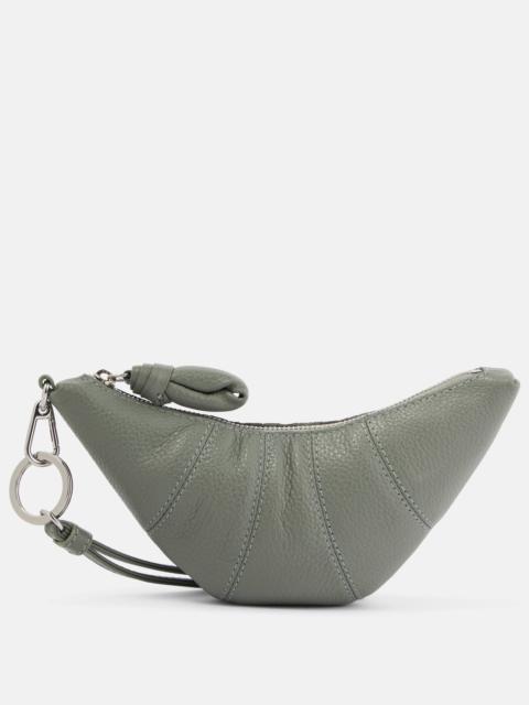 Lemaire Croissant leather coin purse with strap